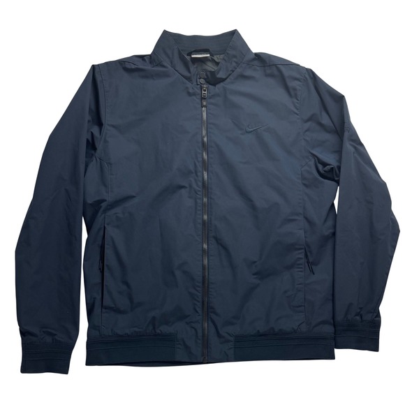 Nike Golf Other - Nike Golf Mens Navy Blue Full Zip Golf Jacket Quail Run Logo Large